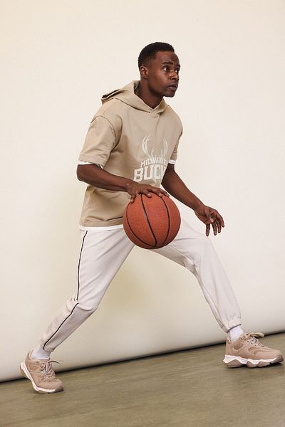 DeFacto NBA Milwaukee Bucks Sportsman - Φούτερ Jogger με τσέπες με ελαστική ζώνη