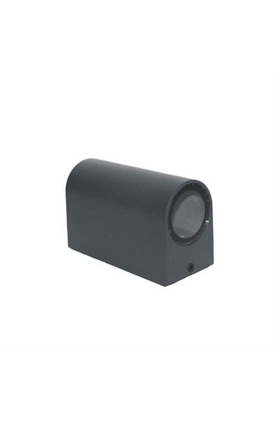 RODOSLU Double Direction Oval 2*Gu-10 Lamp Holder Anthracite Body Armature Ip54 Rds-2002-A