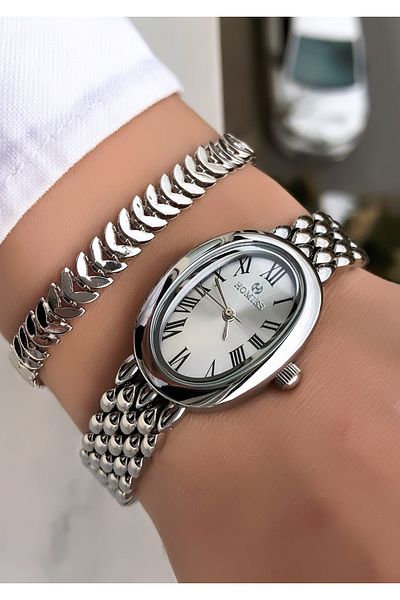 Homies Original Invoice Waterproof Women's Wrist Watch with Bracelet Gift