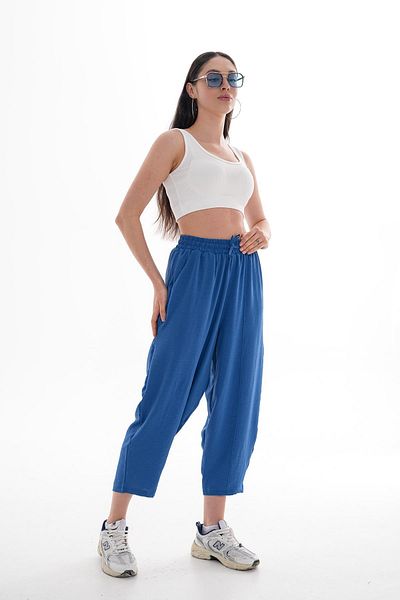 ŞİMAL Ayrobin Women's Baggy Trousers 250002