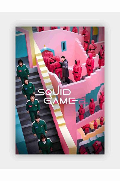 fırsatlar diyarı Squid Game - Season 2 Thriller Movie Kağıt Poster - Çerçevesiz