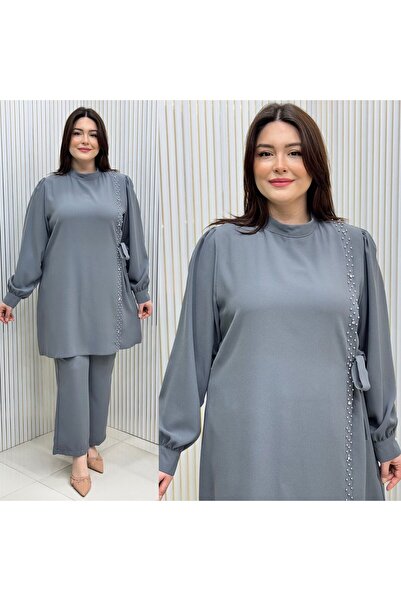 GK Σετ τουνίκ με λεπτομέρεια με πλαϊνή δέσιμο με χάντρες