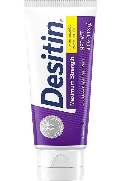 Desitin 113 g Maximum Strength Baby Diaper Rash Cream - Zinc Oxide Diaper Cream