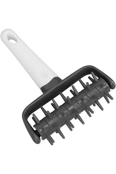 mastergold Pizza Wheel Cookies Dough Roller Docker Bread Pin Puncher Baking Tool for Pastry Pie Cake