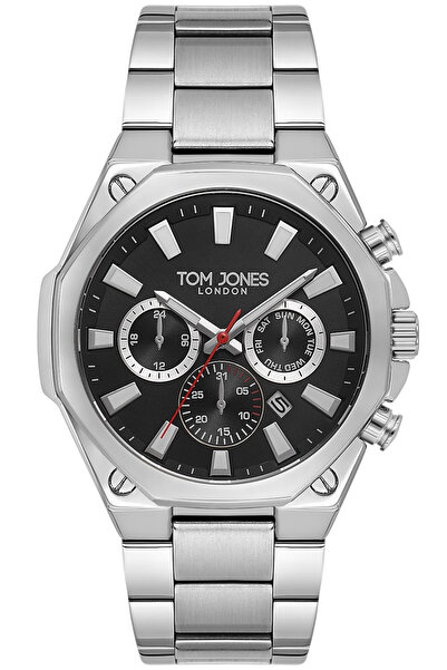Tom Jones Men's Watch - Calendar and Phosphorescent Numbers Tj.3360
