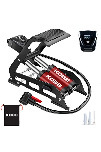 KOBB KB5402D Çift Pistonlu Dokunmatik Dijital Basınç Göstergeli Ayak Pompası ...