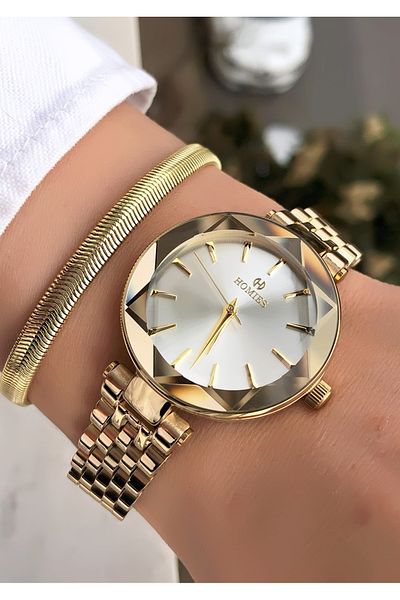Homies Original Invoice Waterproof Women's Wrist Watch with Bracelet Gift