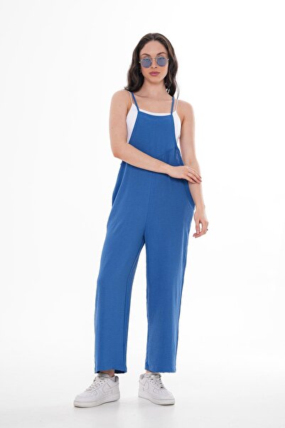 ŞİMAL 250005 Salopetă de damă model cu curele de frânghie