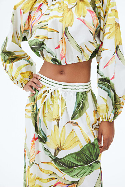 H&M Poplin Maksi Etek