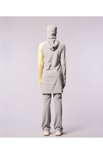 FD SPORTS Yellow Hooded Quick Dry Sweatpants