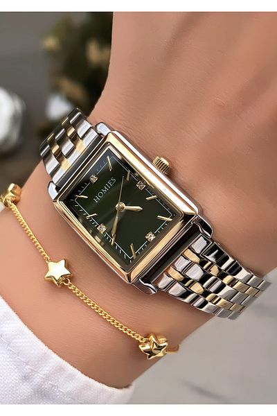 Homies Original Invoice Waterproof Women's Wrist Watch with Bracelet Gift