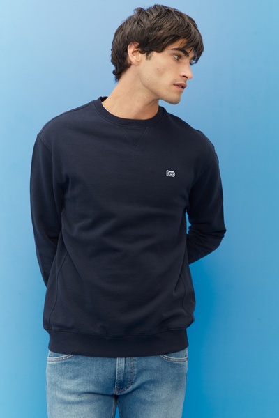 Lee Erkek Regular Fit Normal Kesim Bisiklet Yaka  Sweat