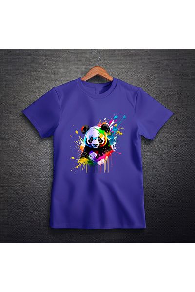 Ozzy Μπλουζάκι Unisex Panda Pattern 1 Digital Printed