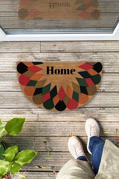 Popcorn Kids Half Moon Floor Mat - Colorful