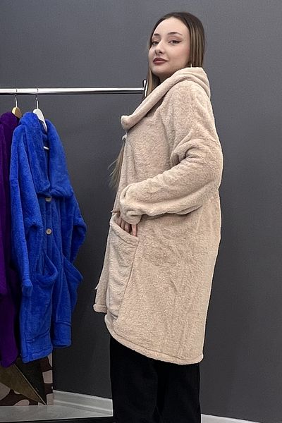 Saklı Butik Buttoned Fleece Jacket SK-8066