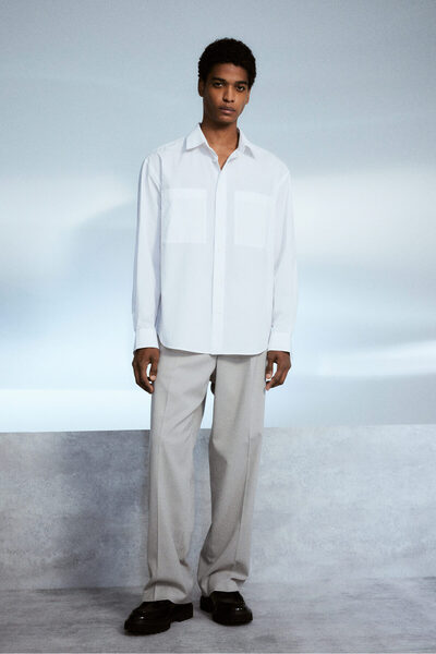 H&M Poplin Gömlek Loose Fit