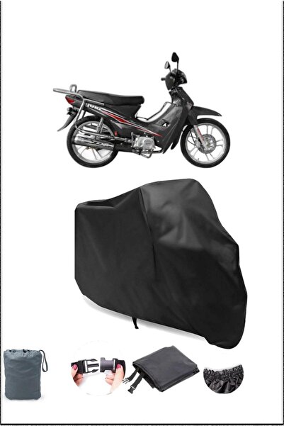 Breen Black Yuki Gus-To 50 Waterproof Durable Motorcycle Cover