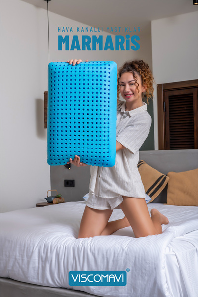 viscomavi Orthopedic Visco Pillow (MARMARIS AIR CHANNEL CLASSIC VISCO PILLOW ...