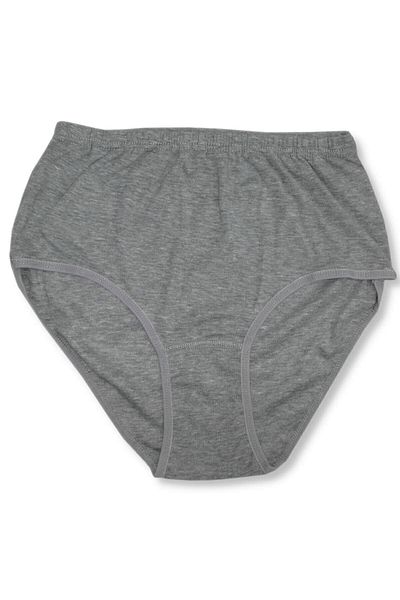 ENTAHA Tutku Women's Gray 10 Pack Ribbed Bato Panties Elf568T0922Ccm10