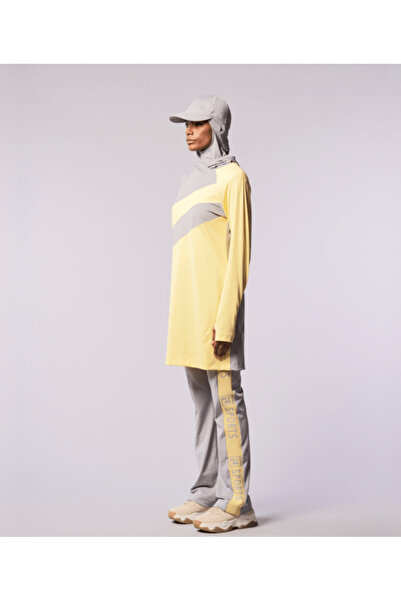 FD SPORTS Yellow Hooded Quick Dry Sweatpants