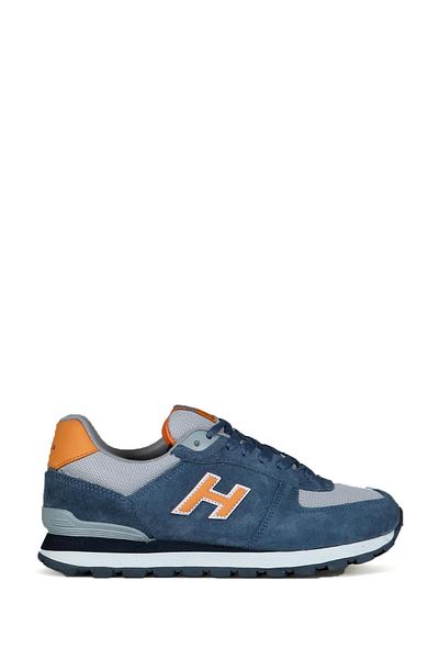 Hammer Jack Peru Pantofi sport de damă din piele naturală denim albastru-portocaliu