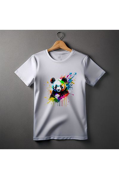 Ozzy Μπλουζάκι Unisex Panda Pattern 1 Digital Printed