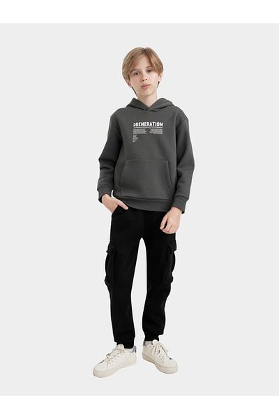 DeFacto Relaxed Fit Cargo Joggers with Drawstring