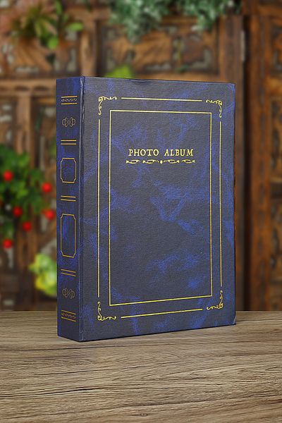 GünTech Navy Blue 10x15 200 Luxury Δερμάτινο άλμπουμ φωτογραφιών