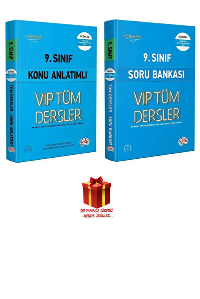 Editör Yayınevi 9.sınıf Tüm Dersler Konu Anlatımlı Ve Soru Bankası Seti