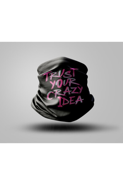 Buffalo Lettering Designed Biker Buff Mask Outdoor Neck Collar Unisex Bandana