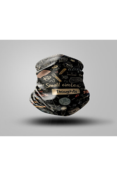 Buffalo قناع راكب الدراجة النارية بتصميم جرافيتي، طوق رقبة خارجي للجنسين