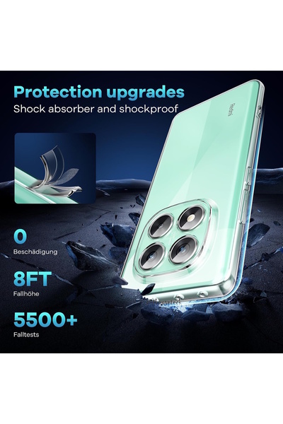 m.tk moveteck Redmi Note 14 Pro Kılıf Kamera Çıkıntılı Korumalı Yumuşak Silikon + 9h Ekran Koruyucu Cam 2in1 Set