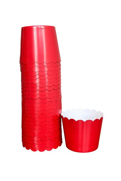 Cadde Süs Red Muffin Cupcake Mold