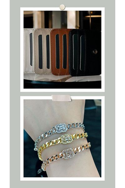 Armine Shoulder Bag - Hand and Arm Bag with Card Holder and Bracelet Gift Vs.Blkt.0142