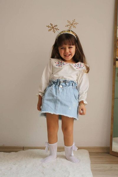 Boutique Sirena Girl's Skirt Blouse Set