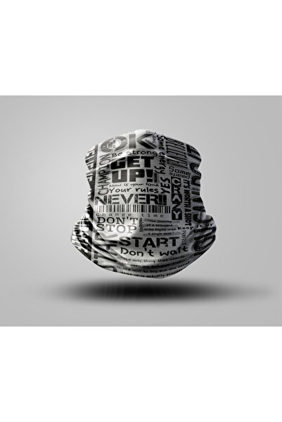 Buffalo Graffiti Design Biker Buff Mask Outdoor Neck Collar Unisex Bandana