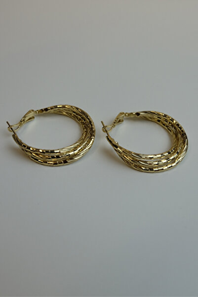 ayışığı Xuping Büyük Gold Halka Küpe