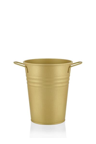 The Mia ALTIN GALVENİZ ÇİÇEKLİK 21CM