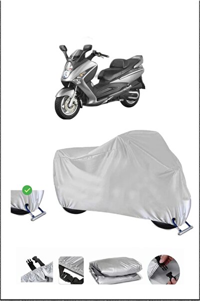 Breen Sym Gts250 Lock Compatible Waterproof Durable Motorcycle Canvas-Gray