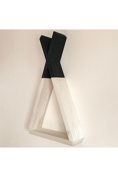 HOMS Wooden wall shelf, Wood Homs series, 40x23x6 cm, 700124