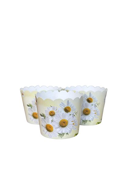 Cadde Süs Daisy Themed Muffin Cupcake Mold