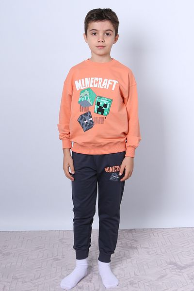 HÇM Boy's Tracksuit Set - Character Printed and Ribbed F2