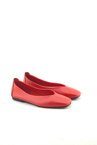 VİNİCCİ AYAKKABI HAKİKİ DERİ KIRMIZI BABET