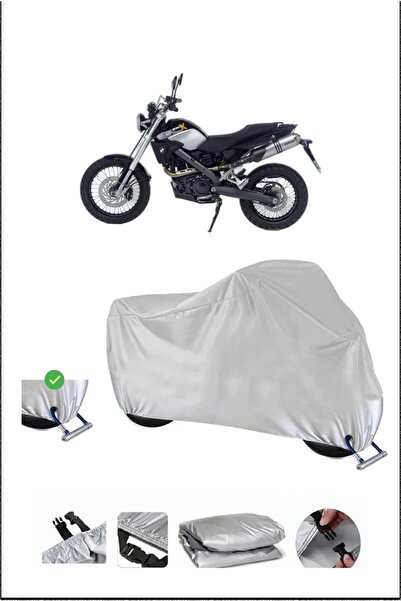 Breen Bmw G650Xcountry Lock Compatible Waterproof Durable Motorcycle Canvas-Gray