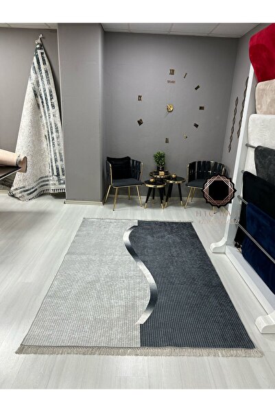 HTC HALI Dijital Baskı Yıkanabilir Kaymaz Deri Taban Leke Tutmaz Halı