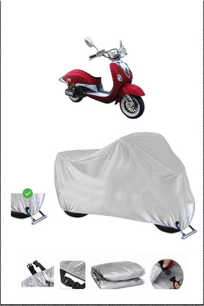 Breen قفل Kuba NIRVANA150 متوافق مع دراجة نارية مقاومة للماء ومتينة - رمادي