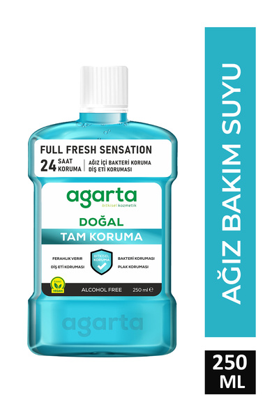 Agarta 250 Ml Ağız Bakım Suyu Tam Koruma Alkolsüz