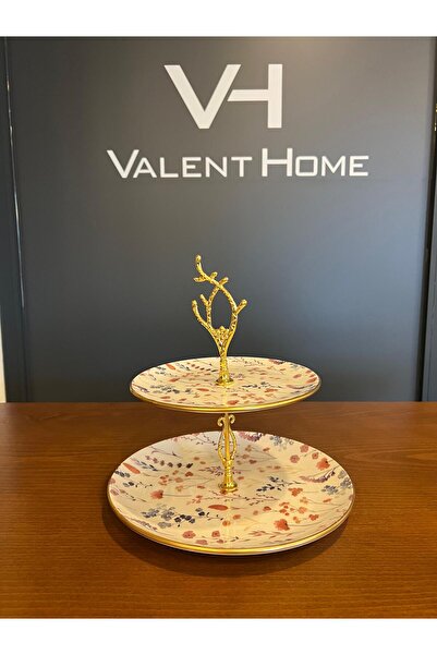 GÖNÜL Twing Desen Katlı Servis