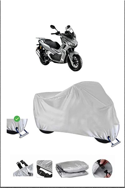 Breen قفل Rks VELLOCE150 متوافق مع غطاء دراجة نارية متين مقاوم للماء - رمادي