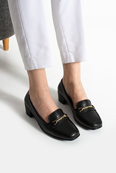 HVZ Exclusive Μαύρα γυναικεία παπούτσια με τακούνι (4,5 cm)